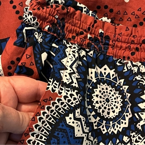 Anthro Sundry Floral Balloon Pants Cropped Joggers Boho Print size 2/US Medium - Picture 6 of 10